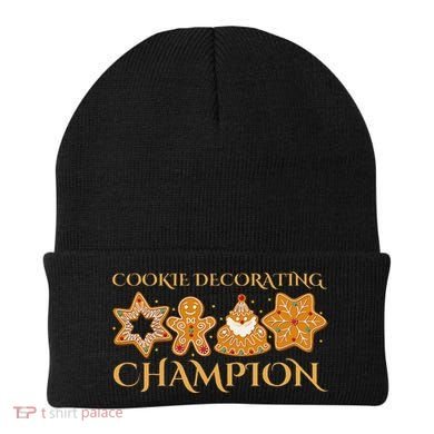 Cookie Decorating Champion Baking Christmas Family Matching Beanie