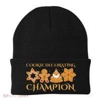 Cookie Decorating Champion Baking Christmas Family Matching Beanie thumb 0