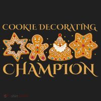 Cookie Decorating Champion Baking Christmas Family Matching Beanie thumb 2