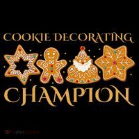 Cookie Decorating Champion Baking Christmas Family Matching Women's Hoodie thumb 2