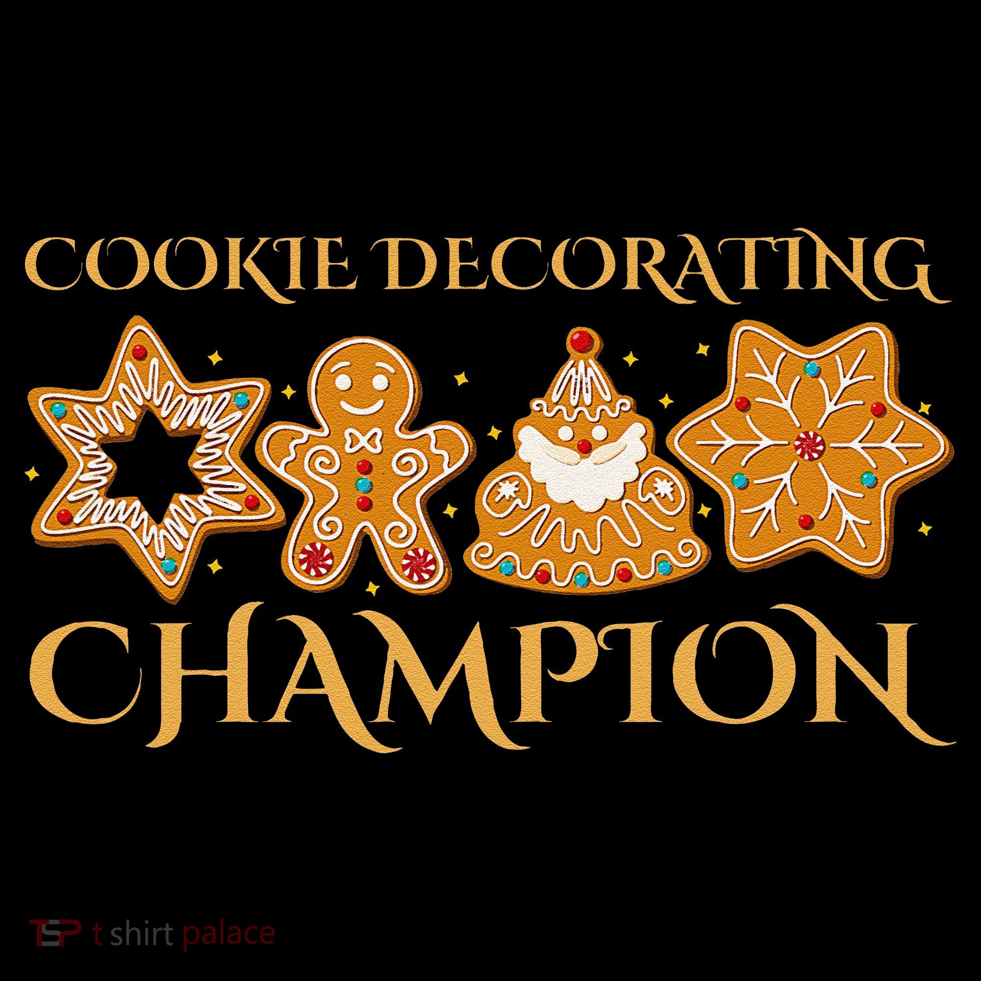 Cookie Decorating Champion Baking Christmas Family Matching Women's Hoodie
