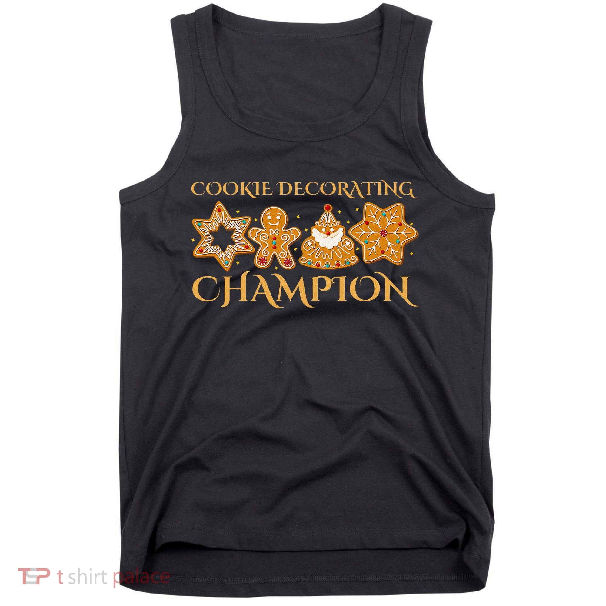 Cookie Decorating Champion Baking Christmas Family Matching Tank Top