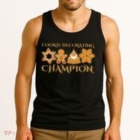 Cookie Decorating Champion Baking Christmas Family Matching Tank Top thumb 3