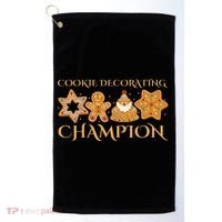 Cookie Decorating Champion Baking Christmas Family Matching Golf Towel thumb 0