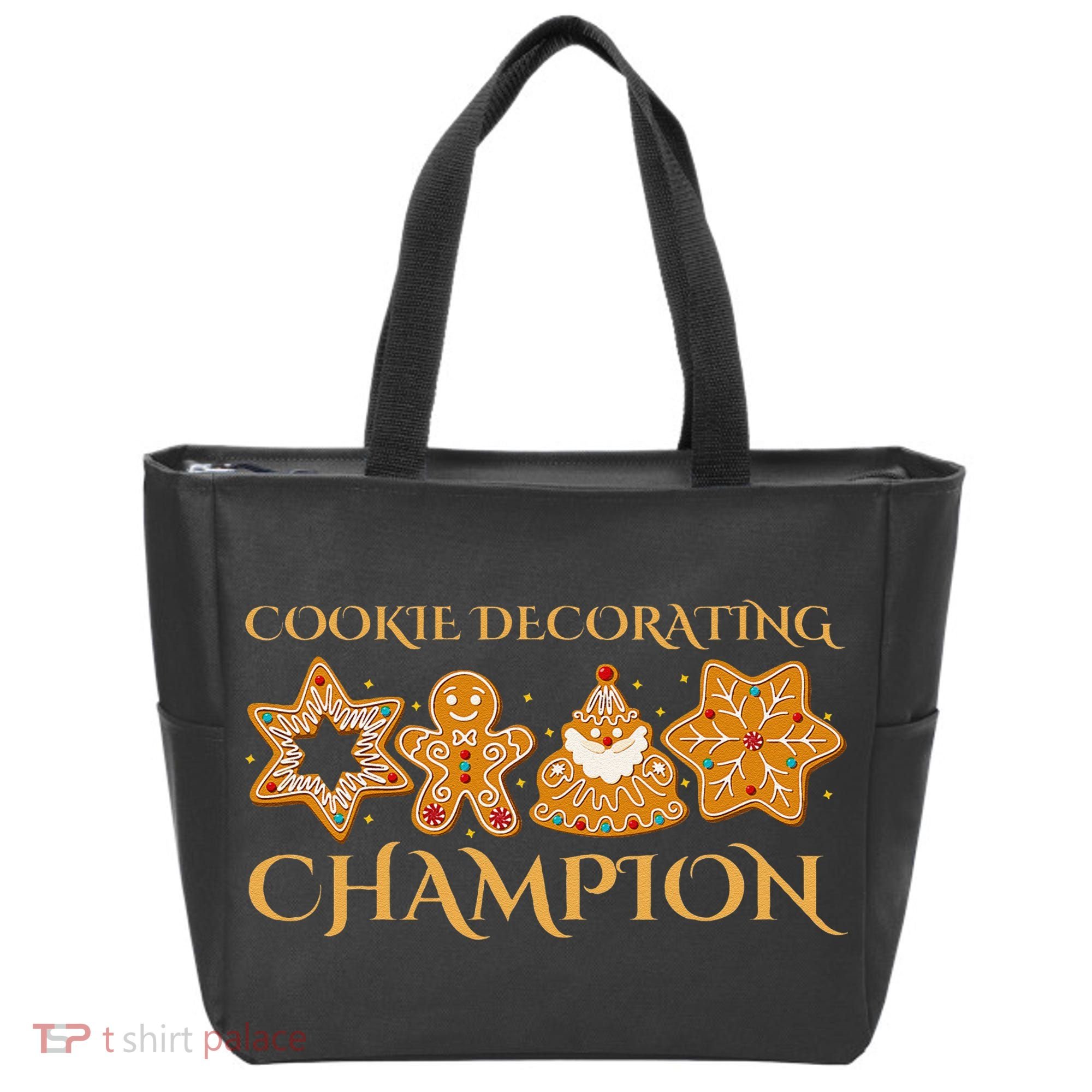 Cookie Decorating Champion Baking Christmas Family Matching Tote Bag