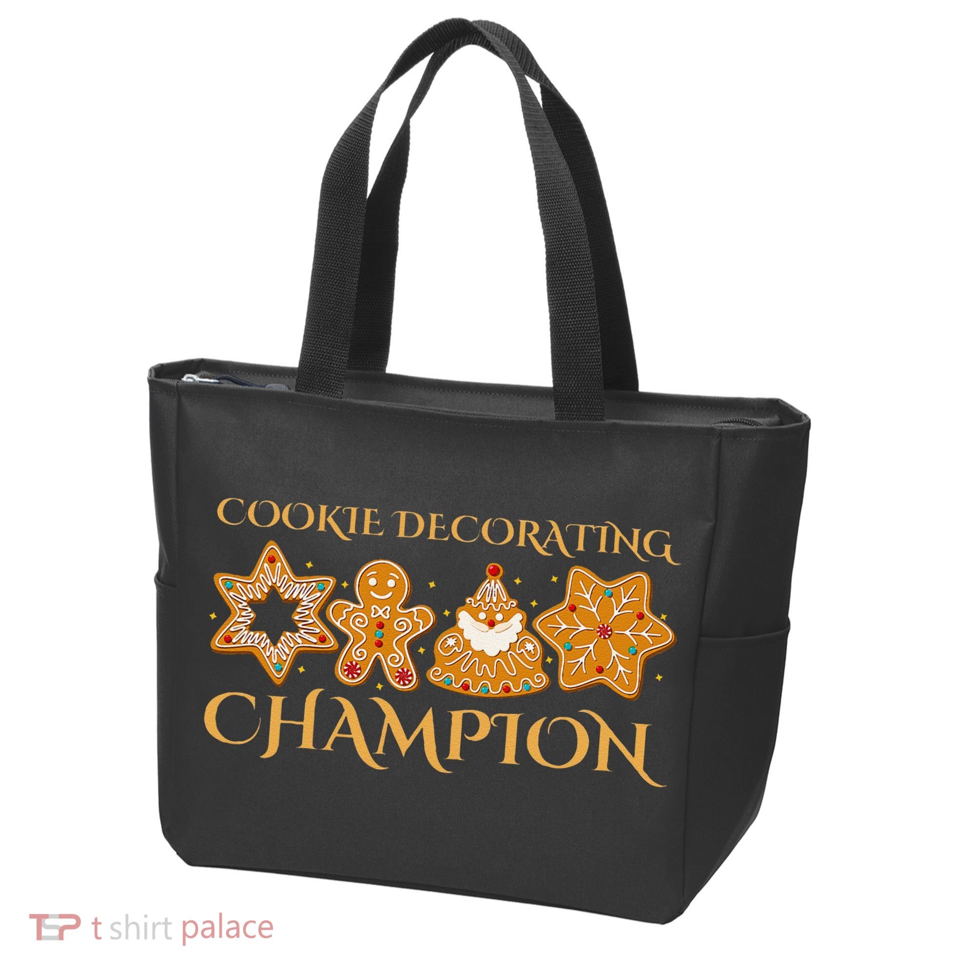 Cookie Decorating Champion Baking Christmas Family Matching Tote Bag