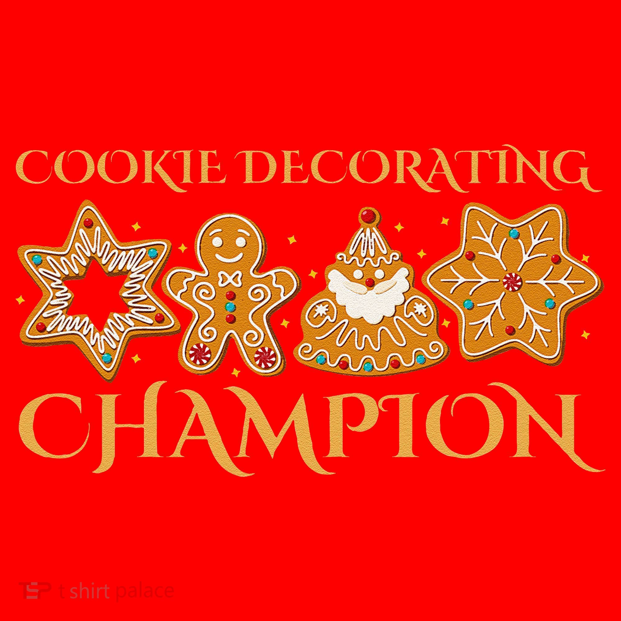 Cookie Decorating Champion Baking Christmas Family Matching Santa Hat