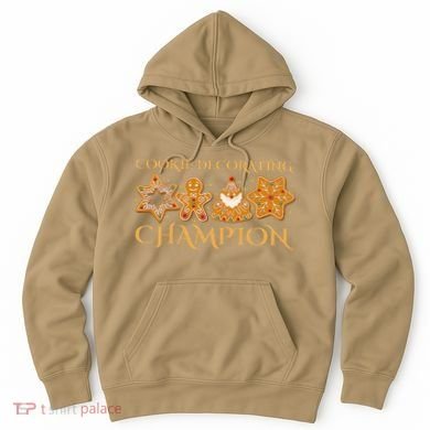 Cookie Decorating Champion Baking Christmas Family Matching Hoodie