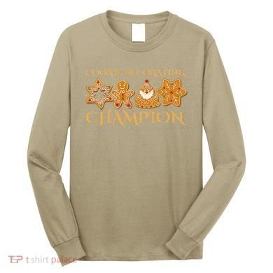 Cookie Decorating Champion Baking Christmas Family Matching Long Sleeve Shirt