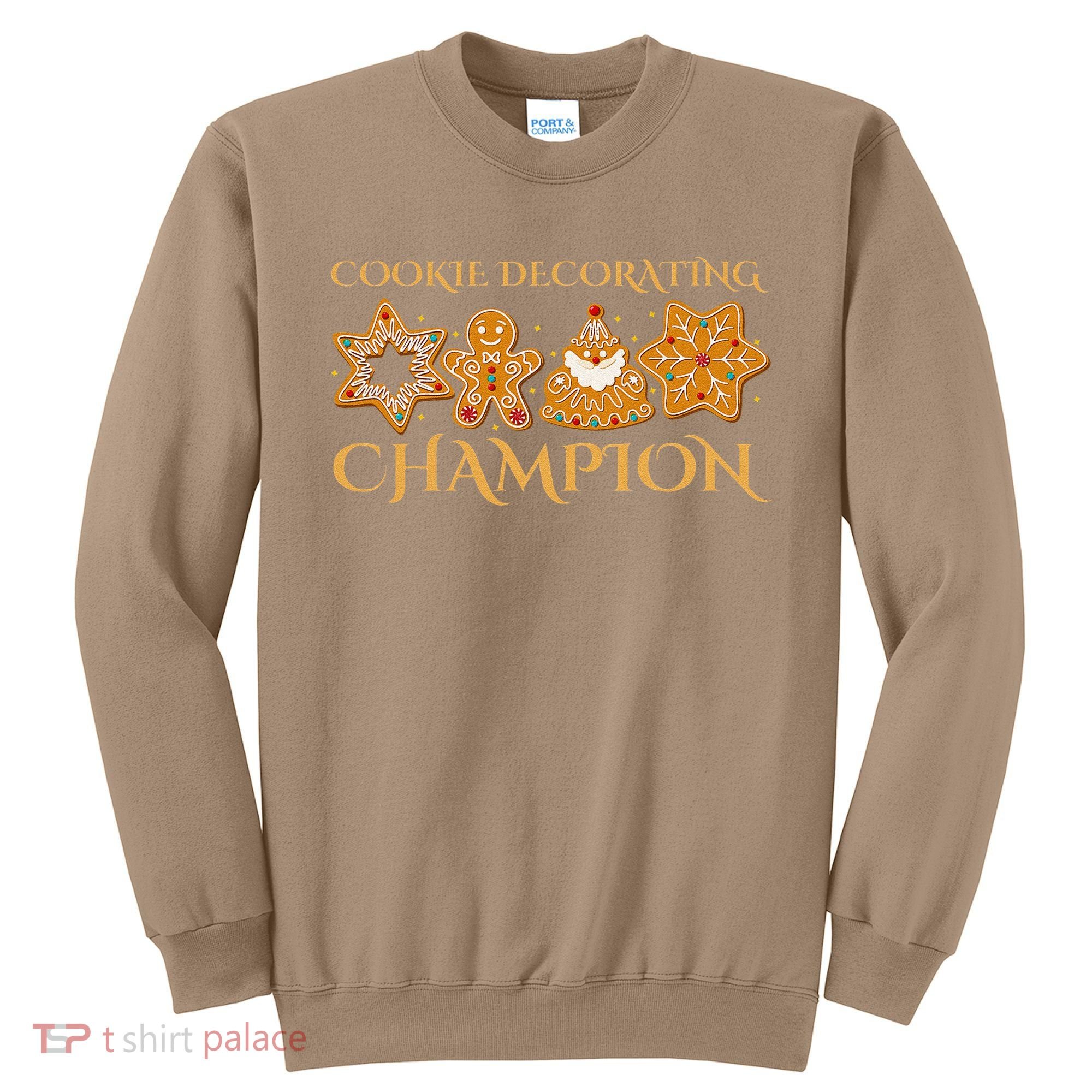 Cookie Decorating Champion Baking Christmas Family Matching Sweatshirt
