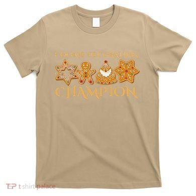 Cookie Decorating Champion Baking Christmas Family Matching T-Shirt