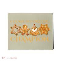 Cookie Decorating Champion Baking Christmas Family Matching Mousepad thumb 0