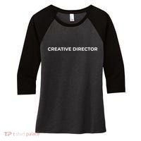 Creative Director Women's Tri-Blend 3/4-Sleeve Raglan Shirt thumb 0