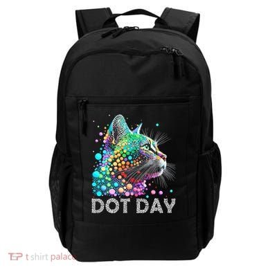 Colorful Dots Cat Lover Happy Dot Day Backpack