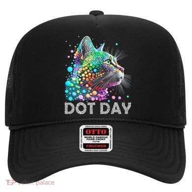 Colorful Dots Cat Lover Happy Dot Day Hat