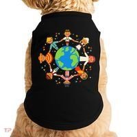 Cultural Diversity Children Around The World Earth Day Gift Doggie Tank thumb 0