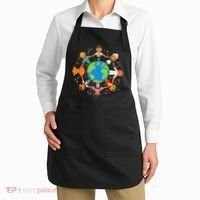 Cultural Diversity Children Around The World Earth Day Gift Apron thumb 2