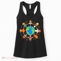 Cultural Diversity Children Around The World Earth Day Gift Women's Tank Top thumb 0