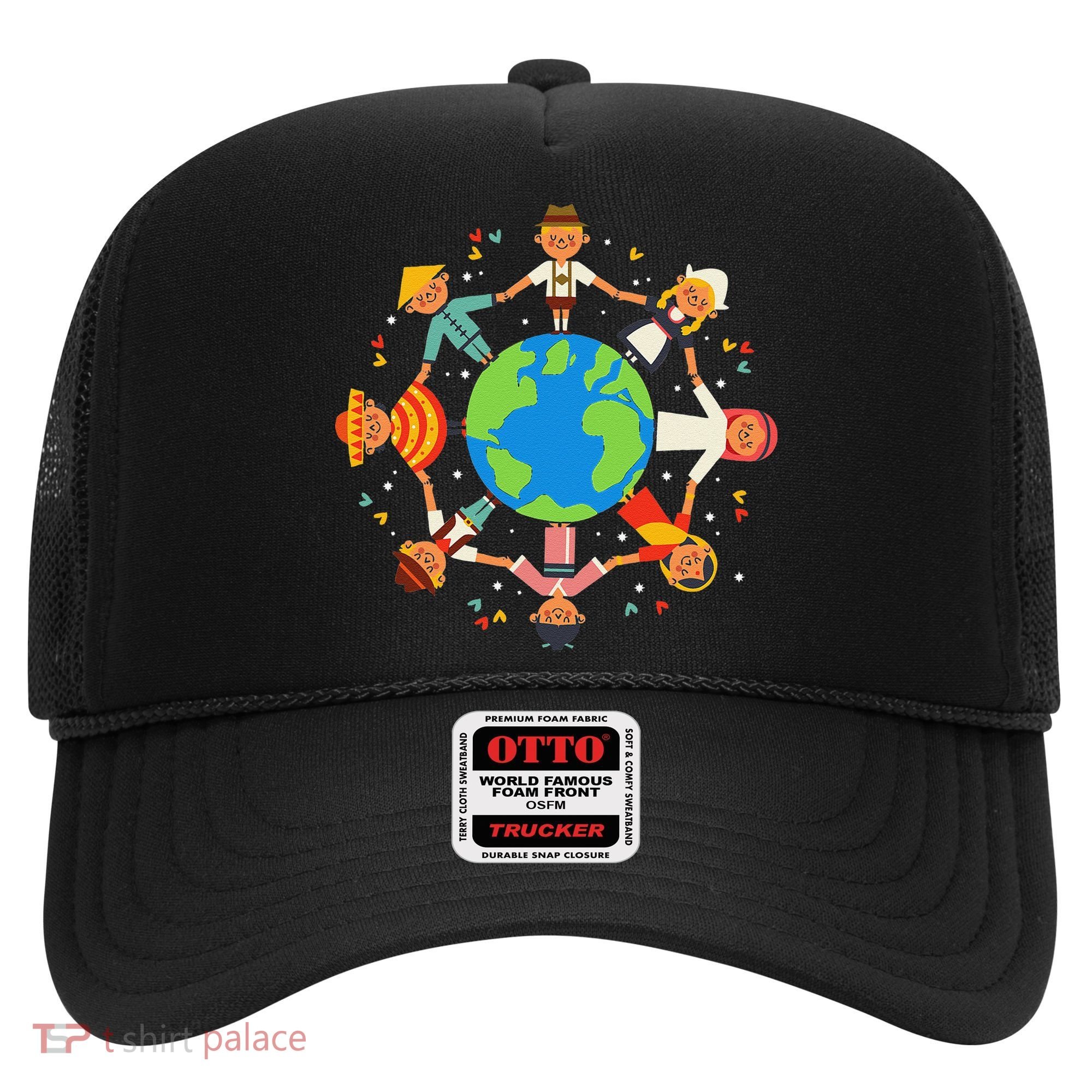 Cultural Diversity Children Around The World Earth Day Gift Hat