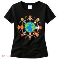 Cultural Diversity Children Around The World Earth Day Gift Women's T-Shirt thumb 0