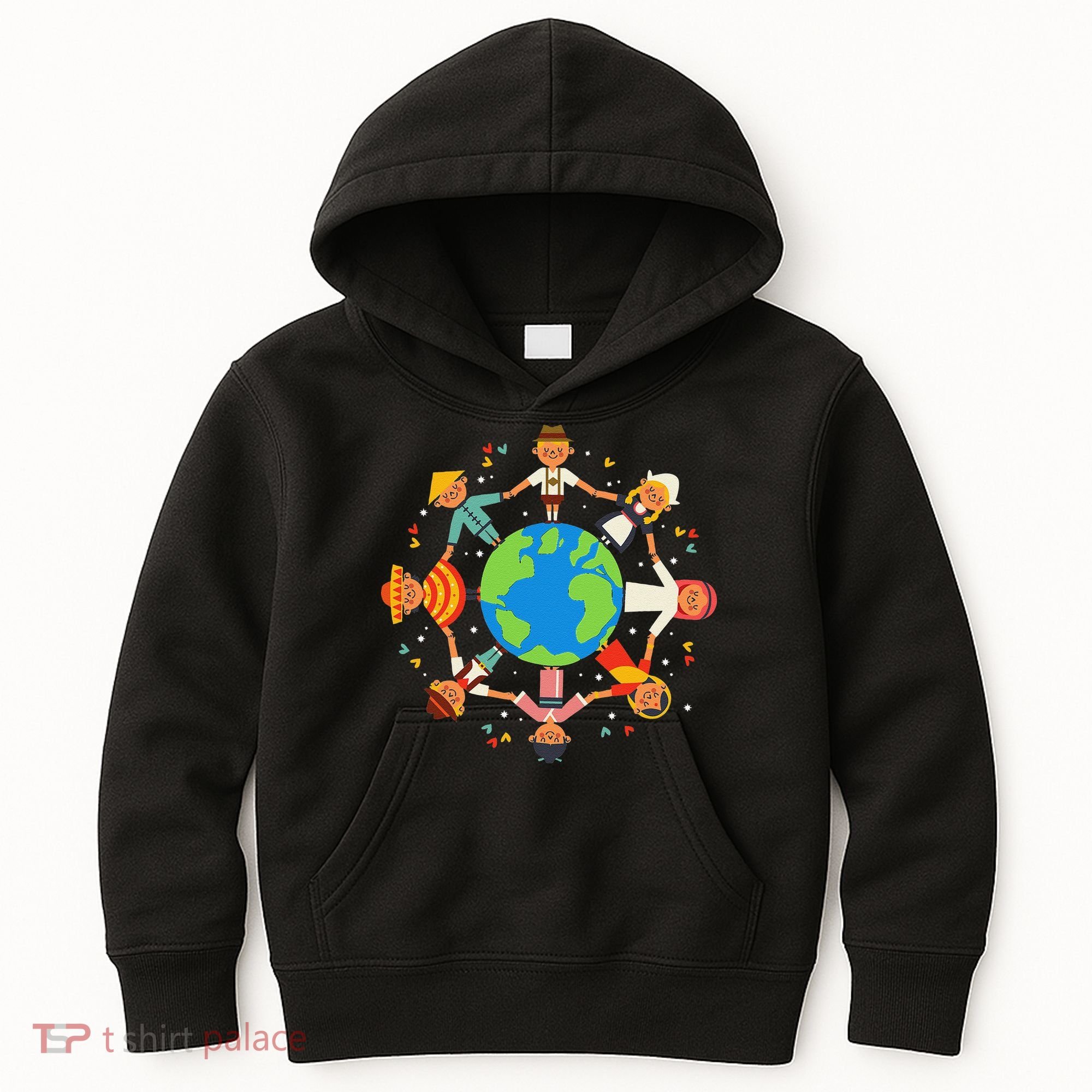 Cultural Diversity Children Around The World Earth Day Gift Kids Hoodie
