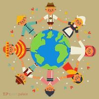 Cultural Diversity Children Around The World Earth Day Gift Hoodie thumb 2