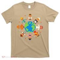 Cultural Diversity Children Around The World Earth Day Gift T-Shirt thumb 0