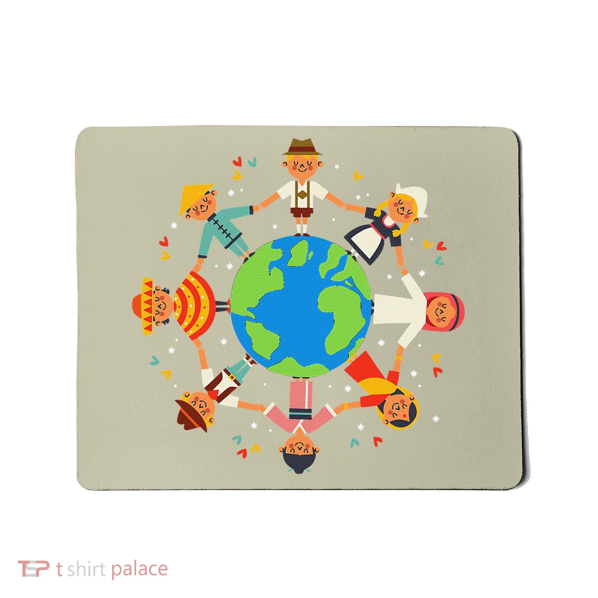 Cultural Diversity Children Around The World Earth Day Gift Mousepad