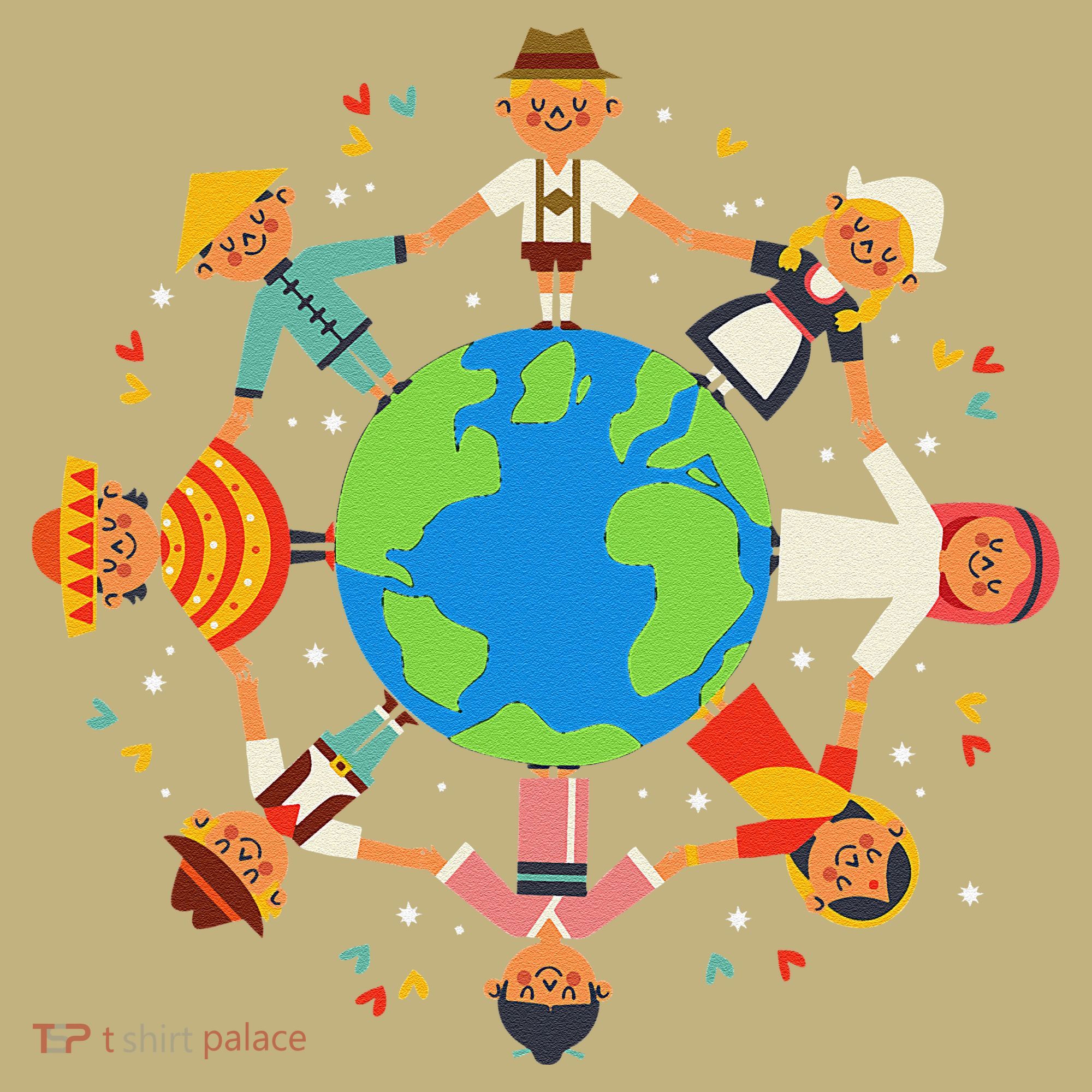 Cultural Diversity Children Around The World Earth Day Gift Mousepad