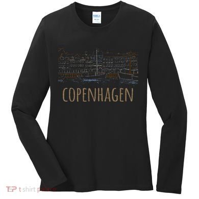 Copenhagen Denmark Women's Long Sleeve Shirt