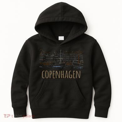 Copenhagen Denmark Kids Hoodie