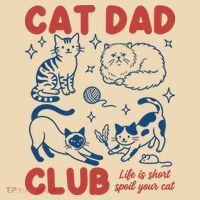 Cat Dad Club Tote Bag thumb 4