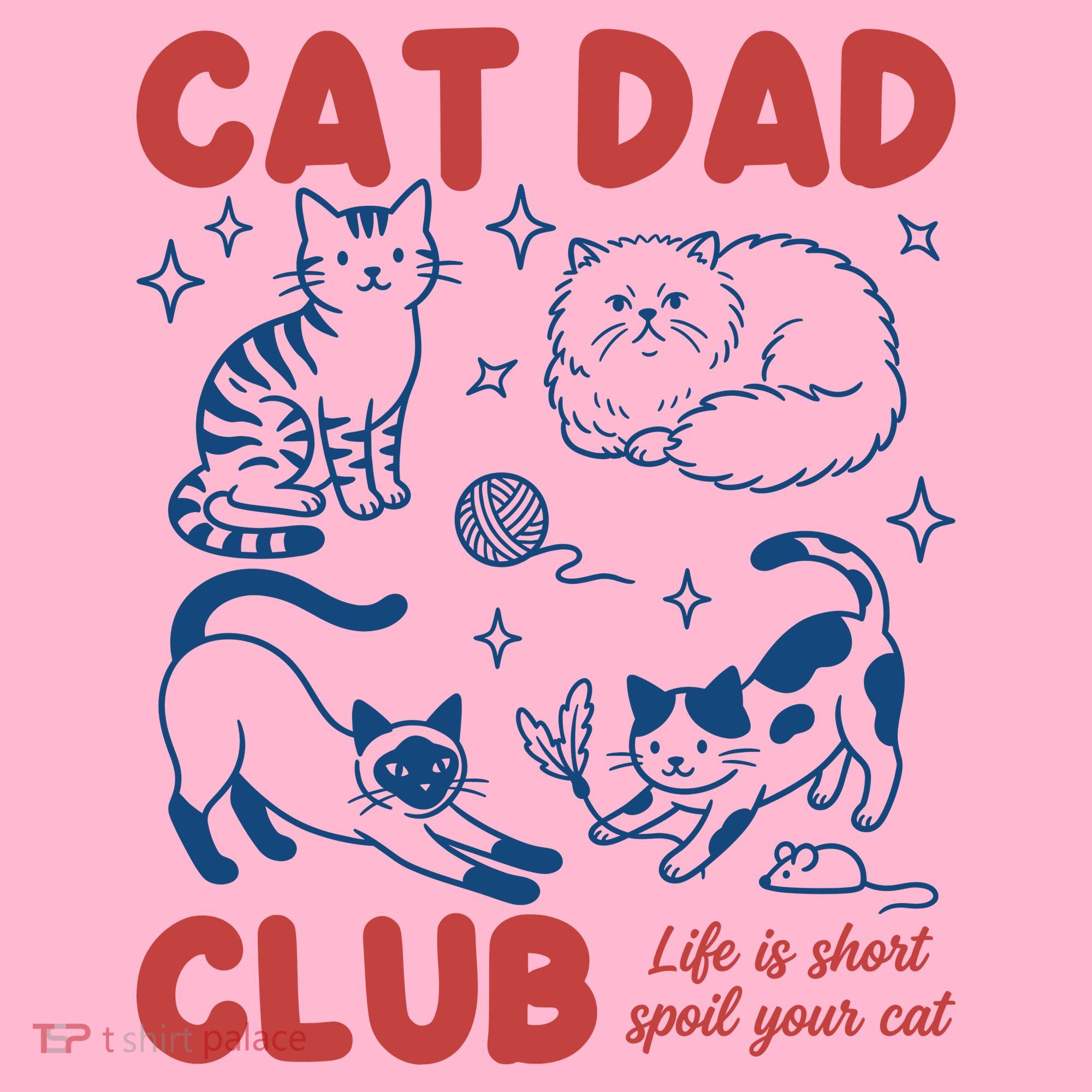 Cat Dad Club Coaster