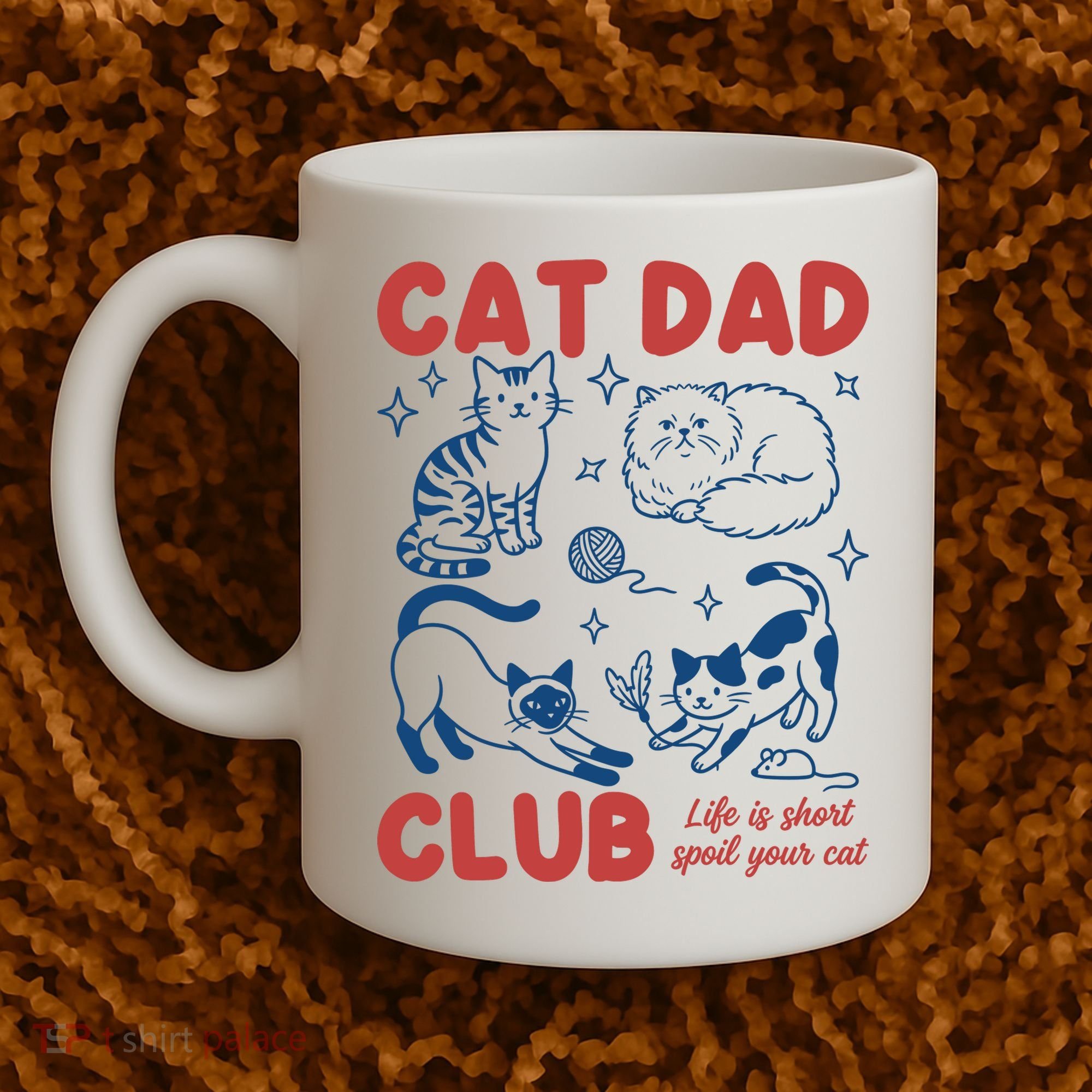 Cat Dad Club Coffee Mug