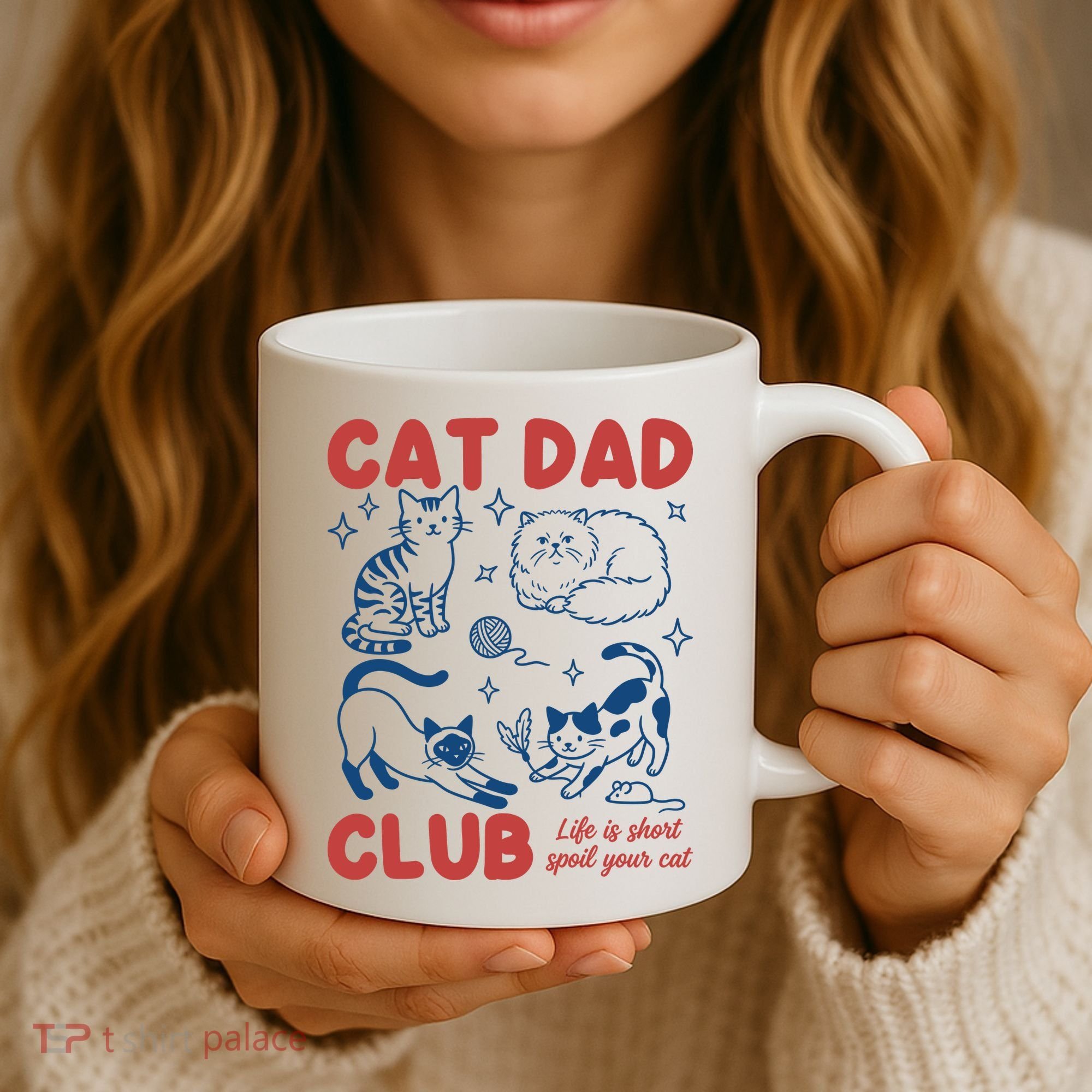 Cat Dad Club Coffee Mug