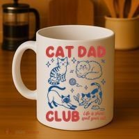 Cat Dad Club Coffee Mug thumb 4