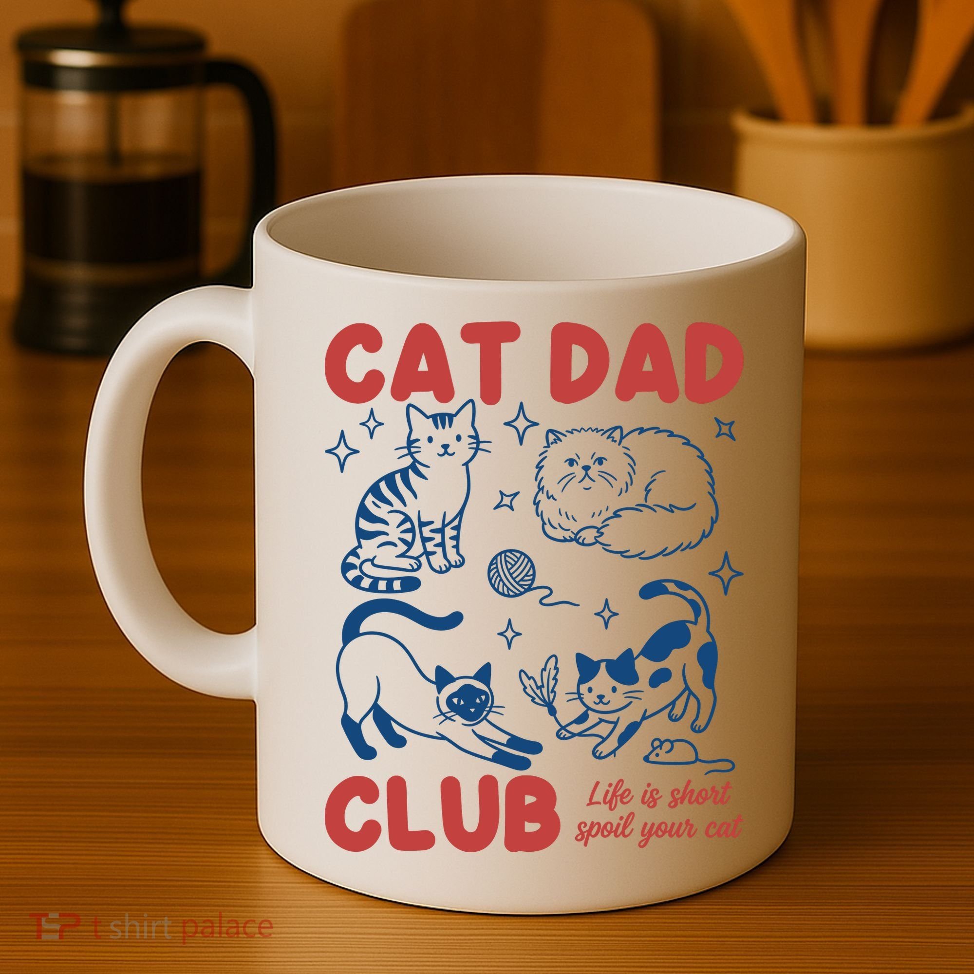 Cat Dad Club Coffee Mug