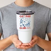 Cat Dad Club Tumbler thumb 2
