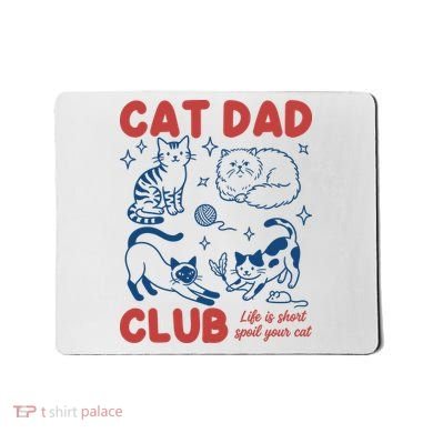Cat Dad Club Mousepad