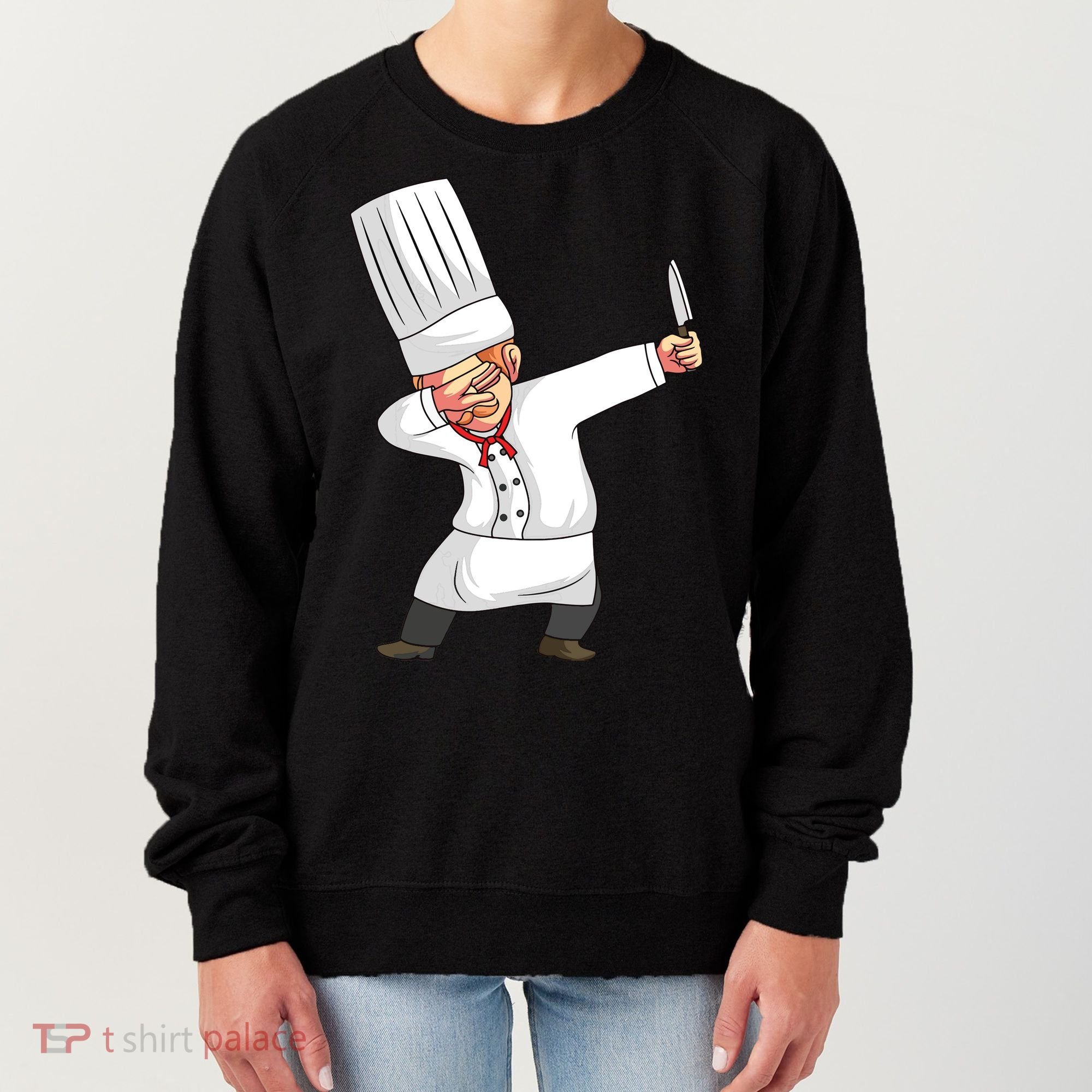 Chef Dabbing Chief Cook Culinary Sous Chef Cuisine Kitchen Women's Sweatshirt