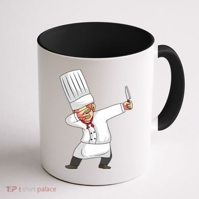 Chef Dabbing Chief Cook Culinary Sous Chef Cuisine Kitchen Coffee Mug back