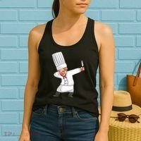 Chef Dabbing Chief Cook Culinary Sous Chef Cuisine Kitchen Women's Tank Top thumb 2