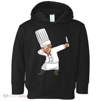 Chef Dabbing Chief Cook Culinary Sous Chef Cuisine Kitchen Toddler Hoodie