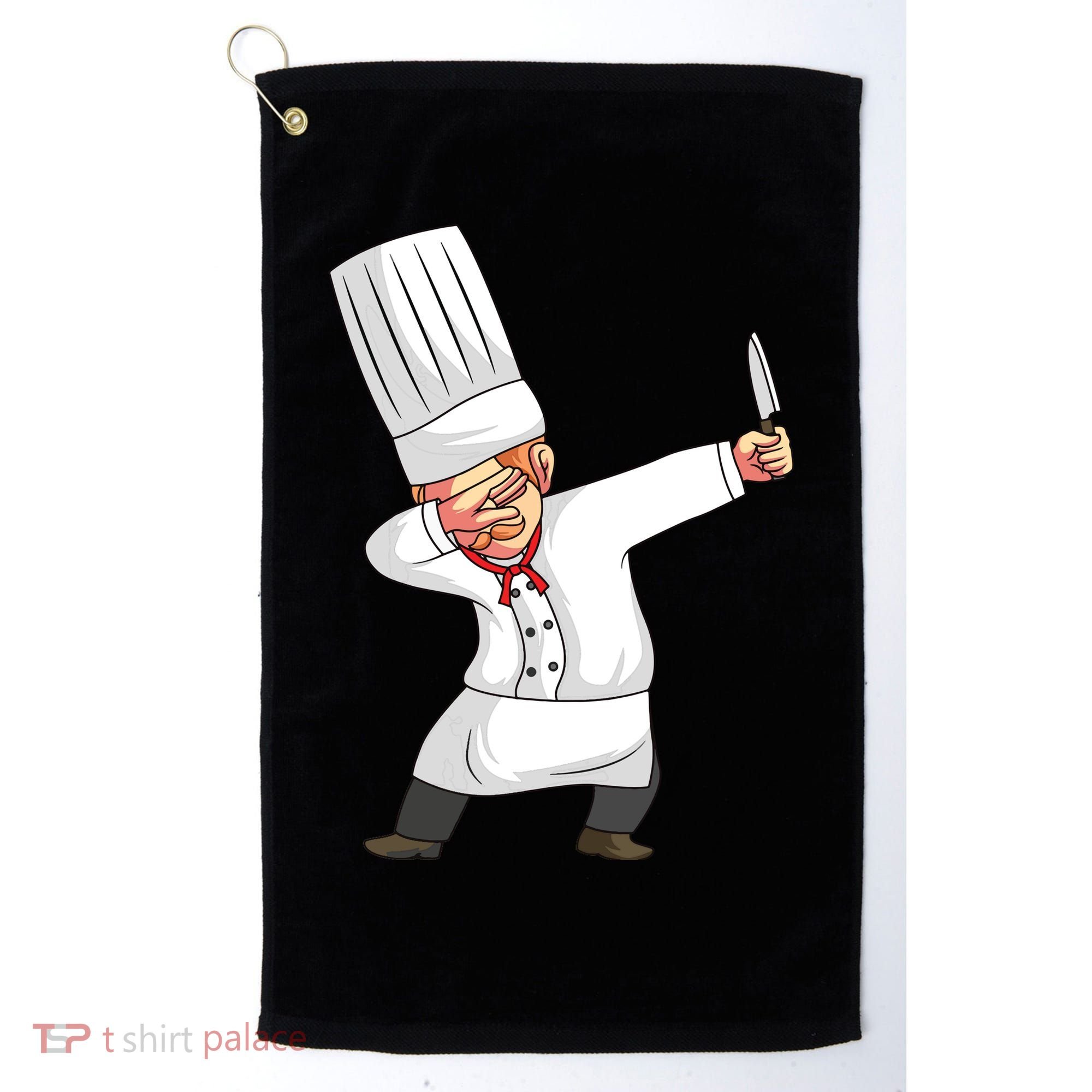 Chef Dabbing Chief Cook Culinary Sous Chef Cuisine Kitchen Golf Towel