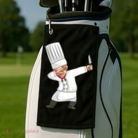 Chef Dabbing Chief Cook Culinary Sous Chef Cuisine Kitchen Golf Towel thumb 2