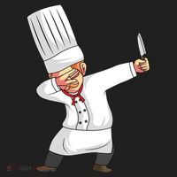Chef Dabbing Chief Cook Culinary Sous Chef Cuisine Kitchen Golf Towel thumb 3