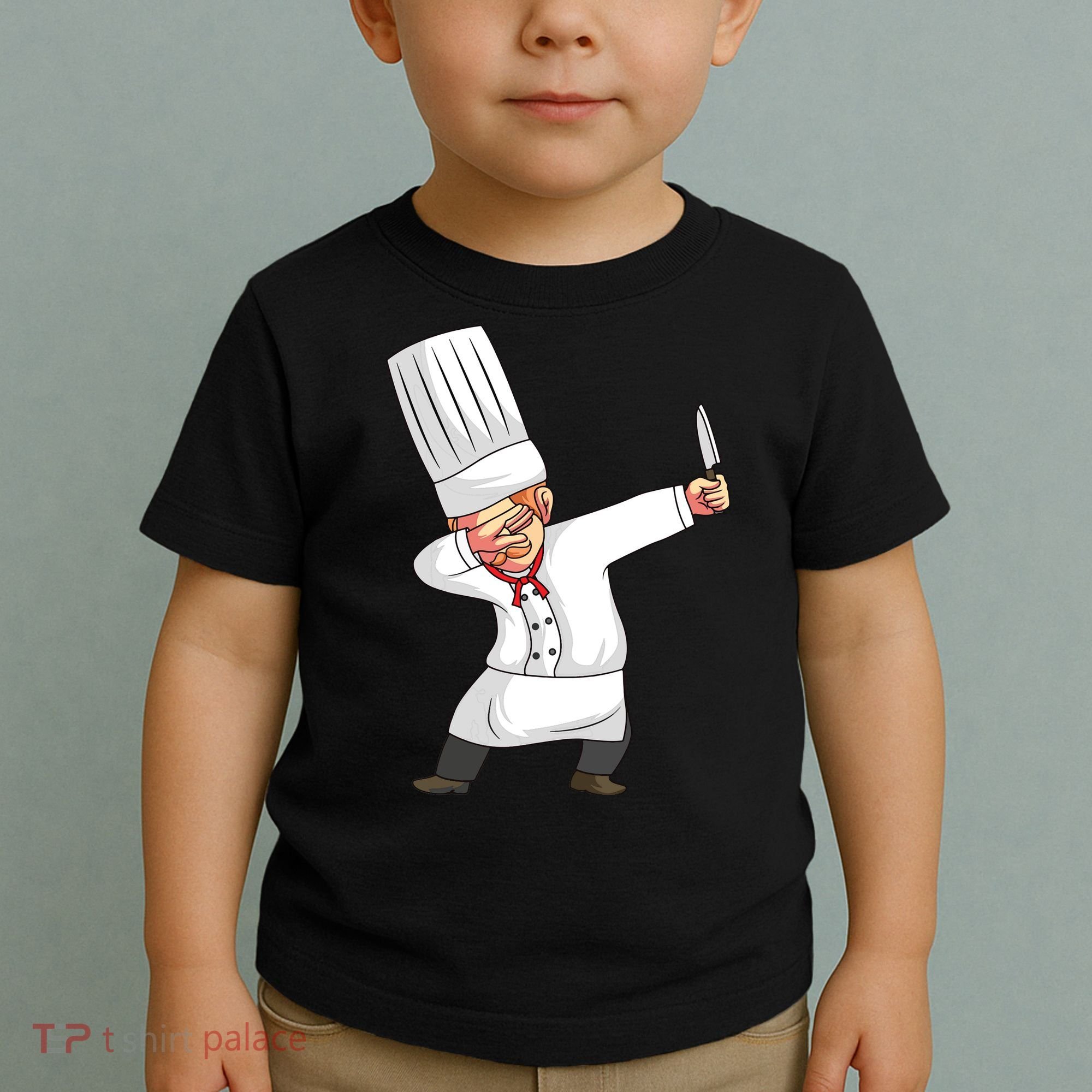 Chef Dabbing Chief Cook Culinary Sous Chef Cuisine Kitchen Toddler T-Shirt