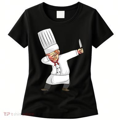 Chef Dabbing Chief Cook Culinary Sous Chef Cuisine Kitchen Women's T-Shirt