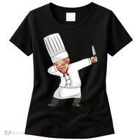 Chef Dabbing Chief Cook Culinary Sous Chef Cuisine Kitchen Women's T-Shirt thumb 0
