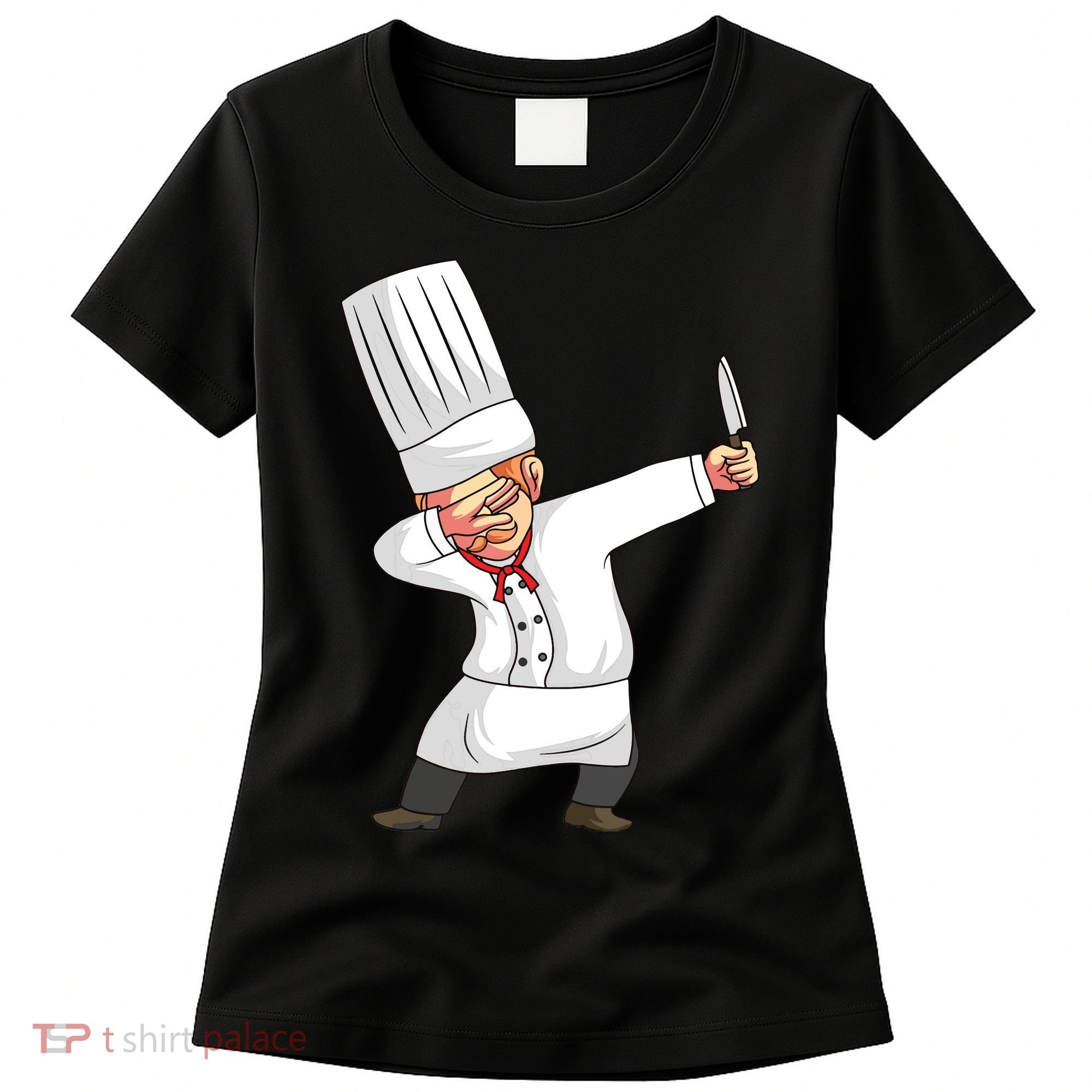 Chef Dabbing Chief Cook Culinary Sous Chef Cuisine Kitchen Women's T-Shirt